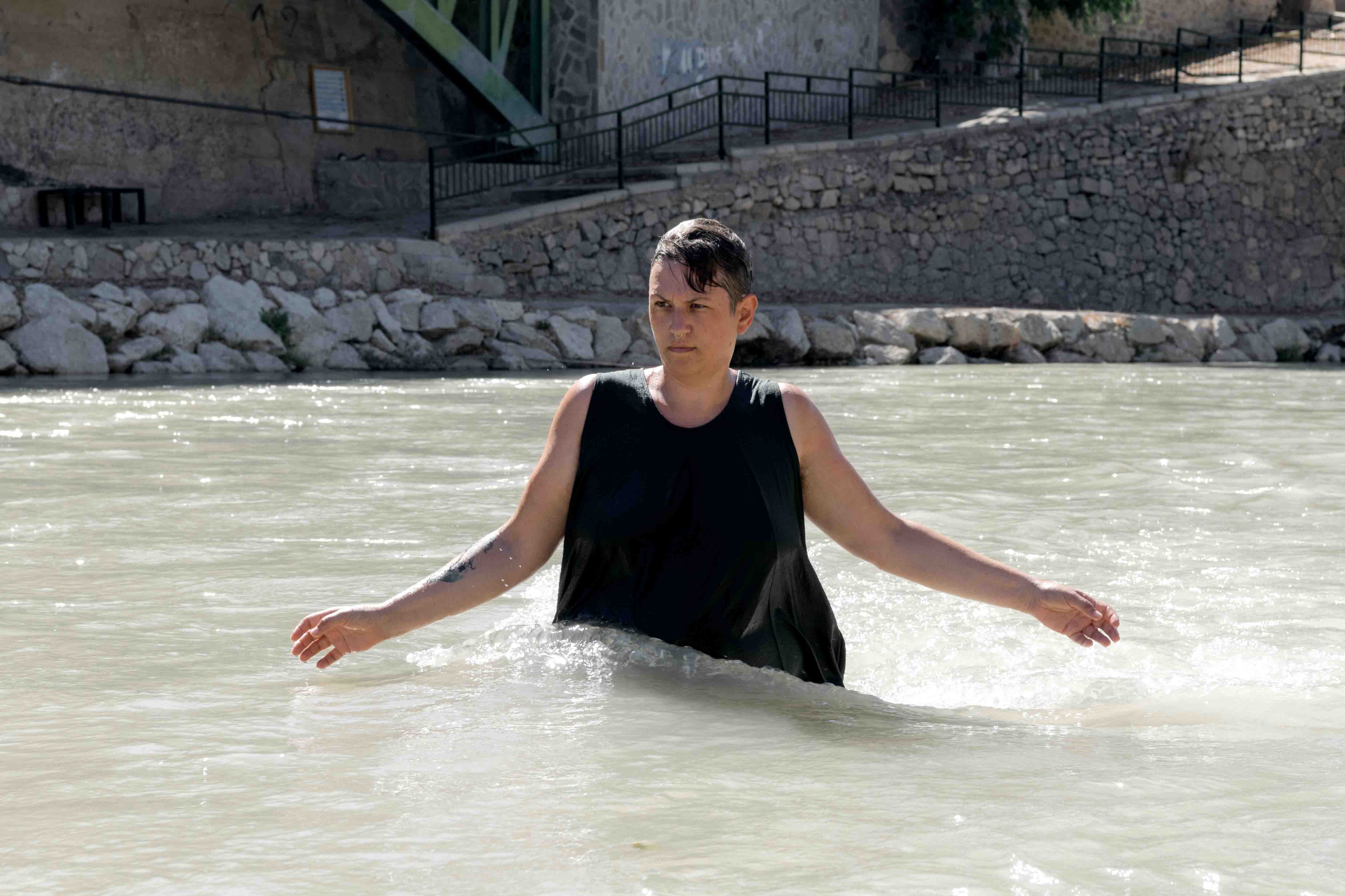 Foto der Performance, Blanca