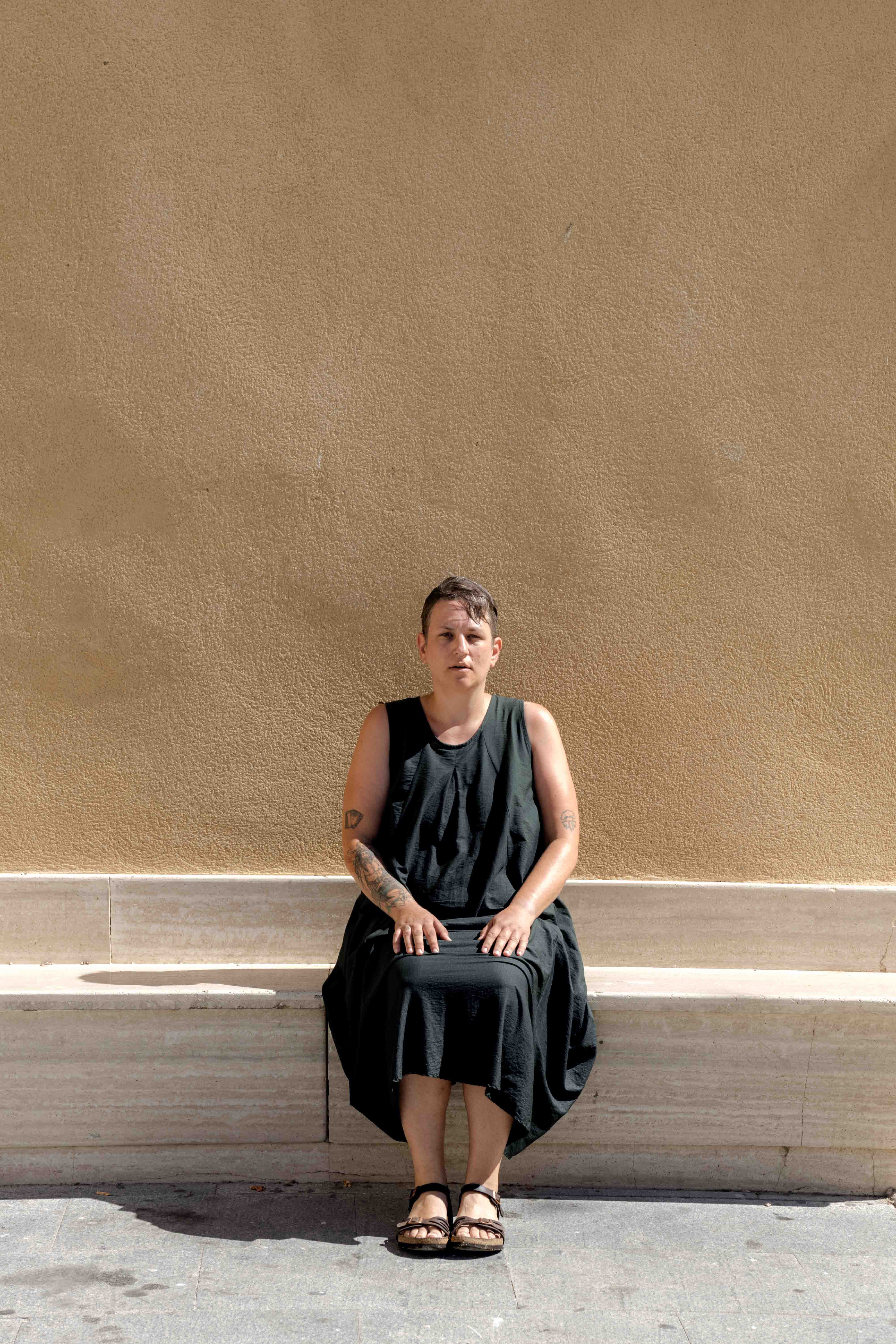 Foto der Performance, Blanca